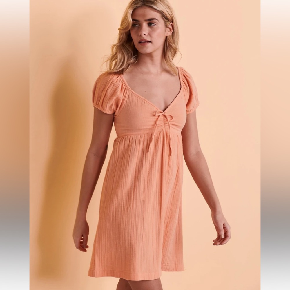 NWT Roxy Clearwater Cove Peach Dress Size XL